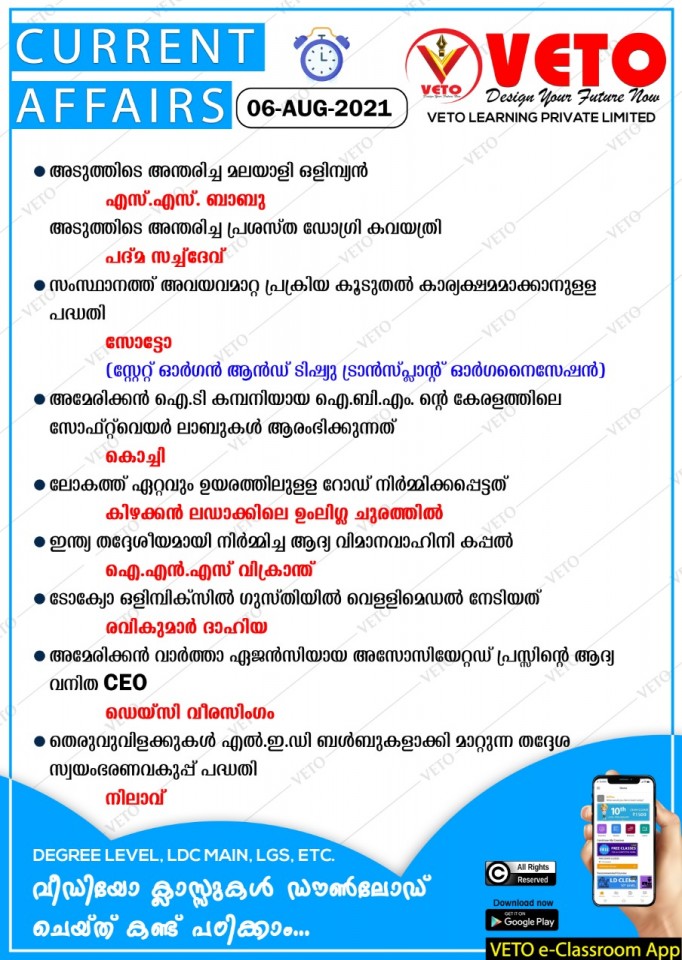 CURRENT AFFAIRS